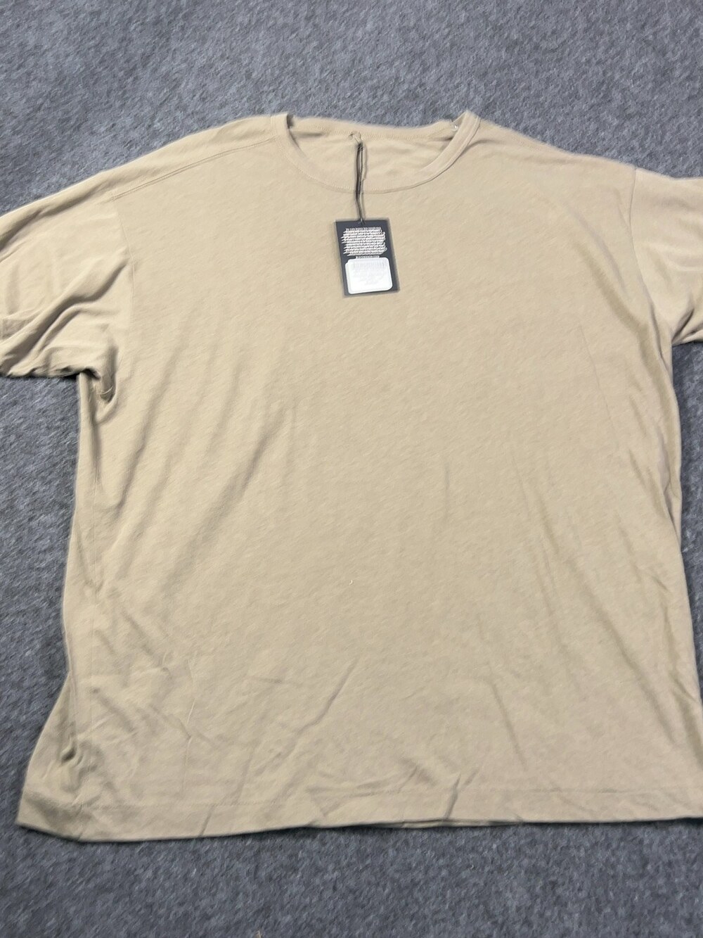 Buck Mason Dry Olive Japanese De-Luxe Cotton Linen Tee Medium NWI Msrp108 [NA11]